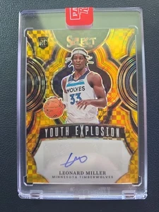 Baloncesto Selecto Leonard Miller Youth Explosion Gold Auto 2023-2024 5/10... - Imagen 1 de 2