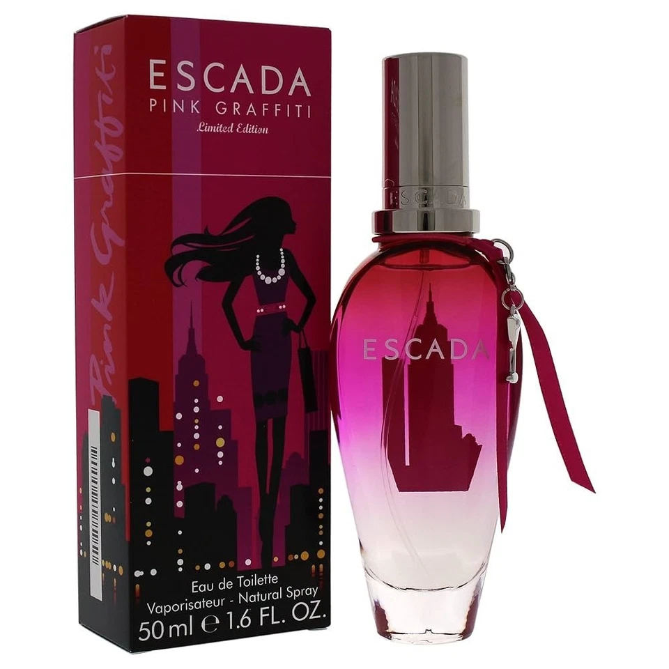 Escada Pink Graffiti Edición Limitada 1.6 OZ Eau De Toilette Mujer Spray Nuevo Foto 1 de 1