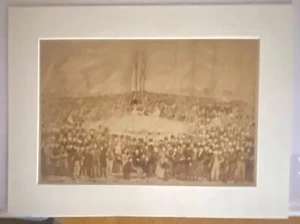 Original Albumen Photograph of a Print of J Heehan & T Sayers 1860 Boxing Match - Picture 1 of 10