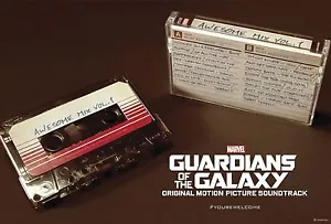 GUARDIANS OF THE GALAXY AWESOME MIX VOL. 1 CASSETTE TAPE 2014 RSD BLACK FRIDAY - Picture 1 of 3