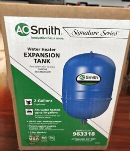 AO Smith Water Heater Expansion Tank 2-Gallon Signature Series 3/4" MPT 963318