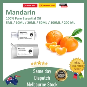 100% Pure Essential Oil Mandarin 5 ml 10 ml 50 ml 100 ml 200ml - Picture 1 of 6
