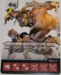 SABRETOOTH: EXILE M2017 #8 Exiles Marvel Dice Masters Monthly full art OP - Picture 1 of 1