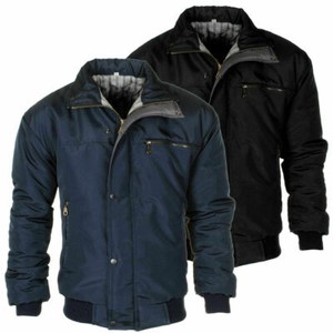 Mens Raike Sky Diver Bomber Warm Padded Jacket Check Lined Work Winter Coat