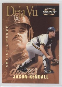 1996 Pinnacle Summit Artist's Proof Jason Kendall Mike Piazza #156 HOF