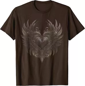 Aesthetic Y2k Fairy Wings Heart Alt Grunge T-Shirt Hoodie - Picture 1 of 5