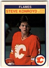 1982-83 O-Pee-Chee Steve Konroyd Rookie #48 Calgary Flames