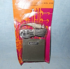 Vintage Ampex Foot Switch Mdl 235 (10,12) & (20,22) - New on Card - Picture 1 of 3
