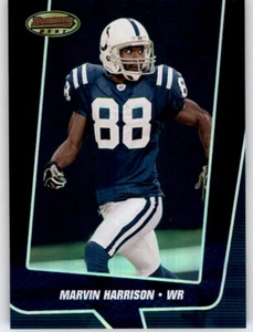 Bowman Best Refractor Marvin Harrison 2005 #d/1399 Foil Parallel Colts #30 - Imagen 1 de 2
