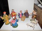 Plastikowe figurki-Maria + Józef + Dziecko + Pasterz + Owce + Królowie-Stajnia-Szopka-Boże Narodzenie
