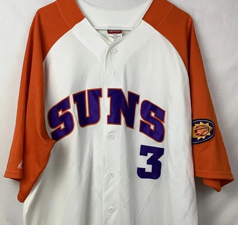 Phoenix Suns Jersey Quentin Richardson Button NBA Basketball Mens 2XL Cover