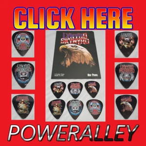 Lynyrd Skynyrd guitar picks collectors 6 pack , 1 of each pick - Picture 1 of 8