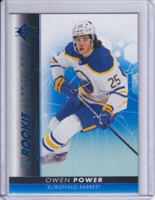 2022-23 SP AUTHENTIC BLUE #110 OWEN POWER BUFFALO  SABRES - Image 1 of 2