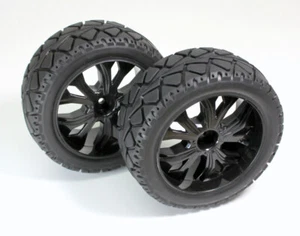 1:10 Buggy / Truggy Onroad Reifen komplett schwarz vorne Räder Absima 2500013 - Bild 1 von 1