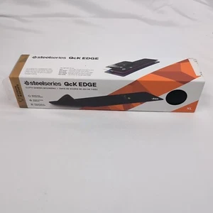 NEW SteelSeries QcK Edge Cloth Gaming Computer Mouse Pad Stitched Edge XL SEALED - Picture 1 of 6