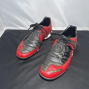 Nike Total 90 Shoot Turf Soccer Shoes Size 11 316249-611 2007 Black Red Rare - Picture 1 of 10