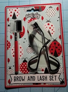 Pink Sky: Brow & Lash Set - Eyelash Curler & Brow And Lash Comb - New, Free Ship - Picture 1 of 9