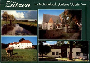 Mehrbild-AK von ZÜTZEN Brandenburg, Nationalpark Unteres Odertal Oder Tal, color - Picture 1 of 2