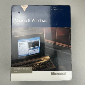 Microsoft Windows Operating System Version 3.0 3.5" Floppy Disk NIB - Picture 1 of 5