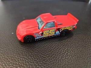 2010 Mattel-Hot Wheels Circle Trucker #55 Red Yellow Blue Truck NASCAR - Picture 1 of 4