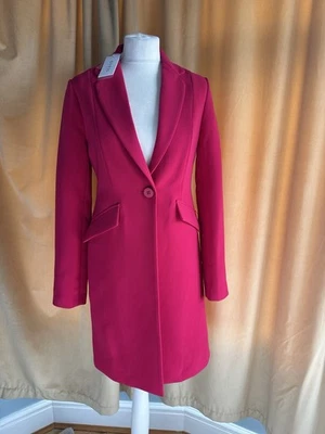 Guess Pink Fuchsia Trench Coat Size S / 8/10 New with tags - Image 1 of 4