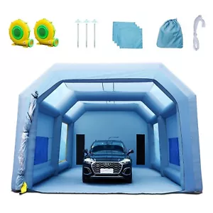 Inflatable Spray Booth, 33 x 20 x 13ft, 2 Blowers, 12 Months Warranty - Picture 1 of 3