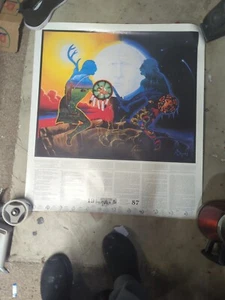 1987 Akwesasne Notes Poster The Creation Story 1987 Kalender selten - Bild 1 von 12