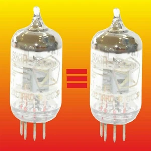 6J1P STRONG MATCHED PAIR RUSSIAN VACUUM TUBE NEW TESTED = 6AK5 EF95 6F32 6J1 - Picture 1 of 5