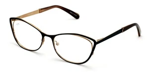 Occhiali da lettura con montatura ottica Cateye donna premium - Occhio lettore metallo moda - Foto 1 di 18