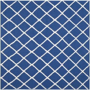 SAFAVIEH Dhurries DHU565A Handwoven Dark Blue Rug - Picture 1 of 10