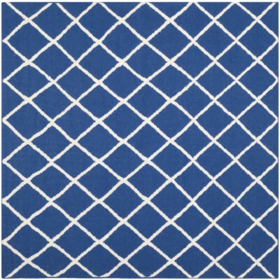 SAFAVIEH Dhurries DHU565A Handwoven Dark Blue Rug - Image 1 of 4