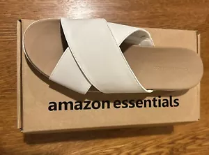 Amazon Essentials Damen Criss Cross Sandale Größe 5,5 Neu Originalverpackt Weiß - Bild 1 von 3
