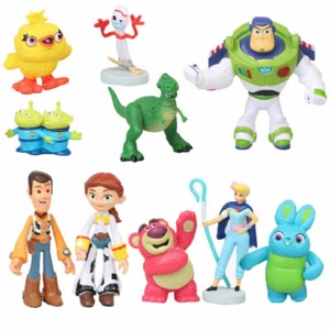 10pcs Toy Story 4 Buzz Lightyear  Woody Forky Bunny Ducky Figure Cake Topper toy - Picture 1 of 8
