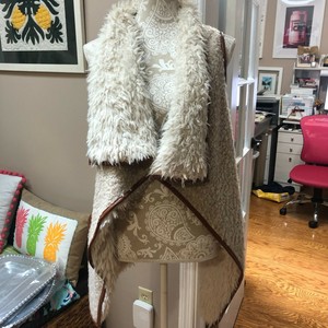 Las mejores ofertas en Chaleco de cuero blanco abrigos, chaquetas y chalecos  para Mujeres | eBay