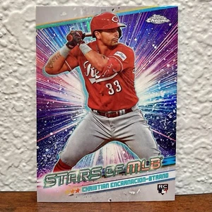 CHRISTIAN ENCARNACION-STRAND 2024 TOPPS #CSMLB-7 CHROME STARS OF MLB REDS RC - Picture 1 of 2