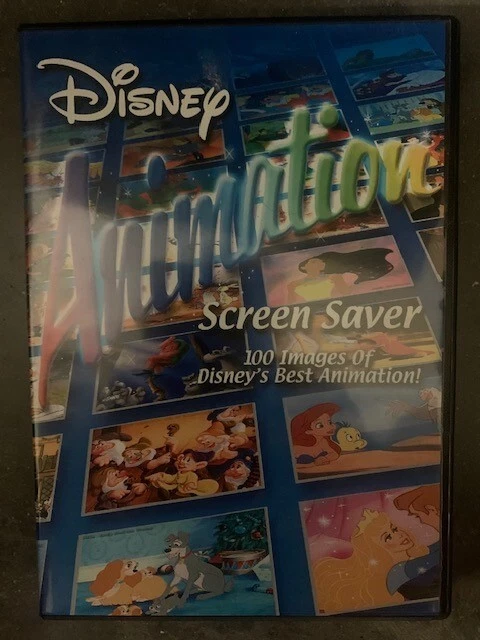 Disney Animation Screensaver (CD Rom Win/MAC) Over 100 Images Vintage- Excellent - Image 1 of 1