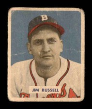 1949 Bowman #235 Jim Russell RC G X2641347