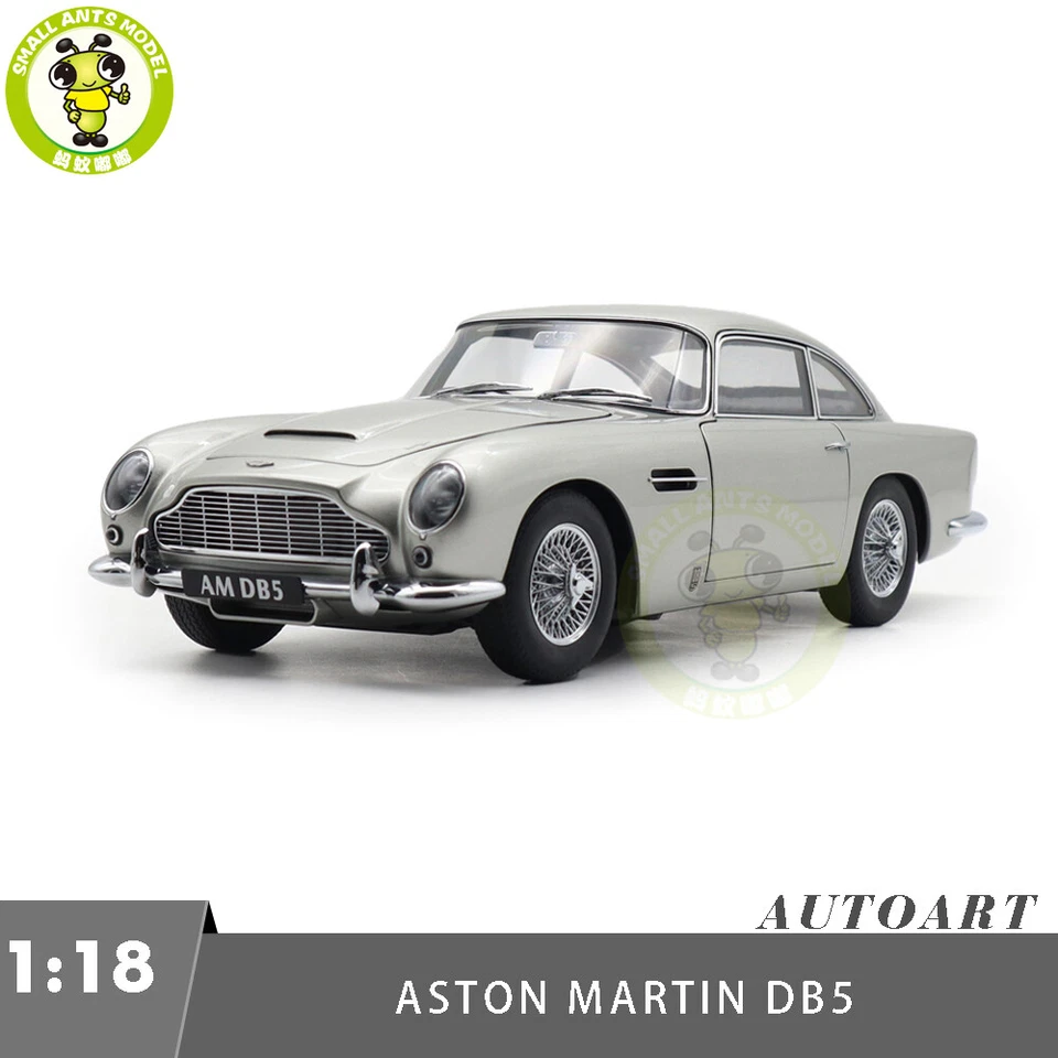 1/18 Aston Martin DB5 DB 5 Autoart 70287 Birch Silver Model Car - Image 1 of 4