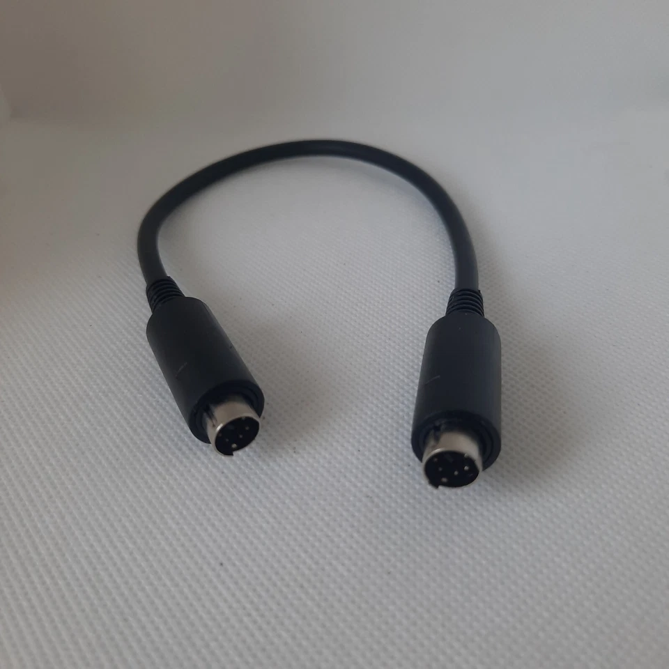 1 Ft Mini Din 6-pin Male to Male PS2 PS/2 Cable For Computer Keyboard Mouse KVM - Image 1 of 1