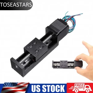 Mini Linear Rail CNC Slide table Electric Linear locking T-Screw XYZ Axis 11lbs - Picture 1 of 20