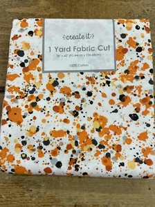 Halloween Splatter Fabric - Picture 1 of 2