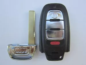 OEM AUDI KEY FOB KEYLESS REMOTE 8T0.959.754 F 315Mhz UNLOCKED W/O Comfort -Read! - Foto 1 di 7