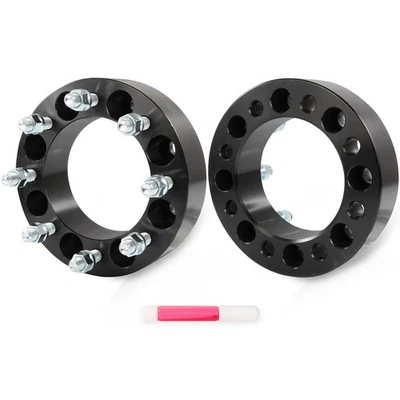 2Pcs 51mm 8x6.5 Wheel Spacers 14x1.5 For Chevrolet Silverado 2500 HD 2001-2010 Foto 1 de 4