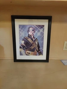 Michael Jackson 3 in 1 Lenticular Konzert Fotos gerahmt 16"x 20" Hologramm - Bild 1 von 23