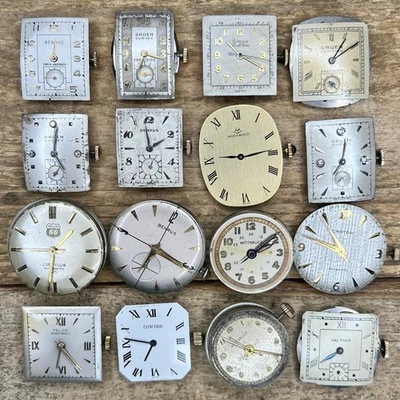 Reloj de pulsera para hombre Movimientos - Gruen, Movado, Concord, Wittnauer, Benrus, Croton Foto 1 de 2