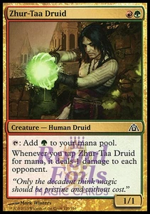 Zhur-Taa Druid 1x FOIL DGM MTG Dragon's Maze Common MINT red green - Picture 1 of 1