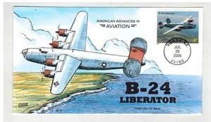 2005 COLLINS HANDPAINTED AVIATION ADVANCES AIR FORCE B-24 LIBERATOR AIRPLANE - Picture 1 of 1