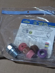 CG50K - Amerikanische Fittings - 1/2 Zoll Kabelgriff Stecker - Brandneu - Bild 1 von 2