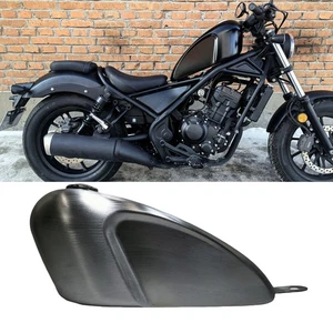 Tanque de combustible de gasolina plateado 12L con tapa de aceite para Honda Rebel CM300 500 2017-2023 18 - Imagen 1 de 8