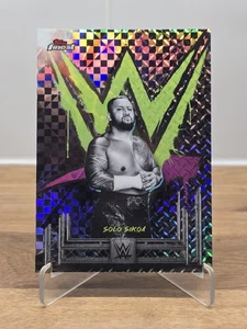 2025 Topps Finest WWE - Solo Sikoa UnCommon Checkerboard Refractor #128 - Bild 1 von 2